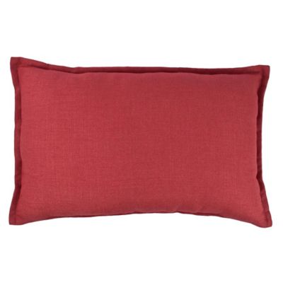 Sherry Kline Manhattan Oblong Throw Pillow in Crimson Red