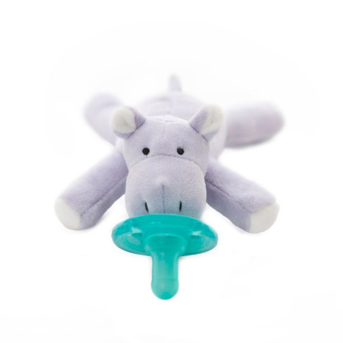 Wubbanub Hippo Infant Pacifier In Lavender Buybuy Baby