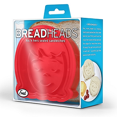 Fred & Friends&reg; Bread Head Sandwich Stamps (Set of 2). View a larger version of this product image.