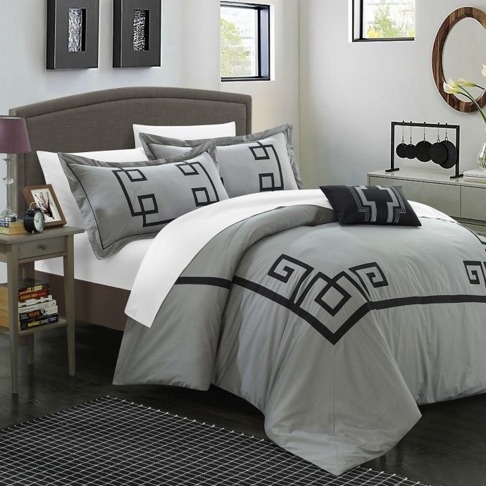 Chic Home Edmonton Duvet Cover Set Bed Bath Beyond