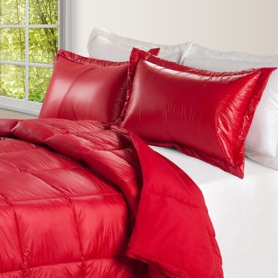 PUFF Down Alternative Ultra Light Indoor/Outdoor Twin Comforter in Red