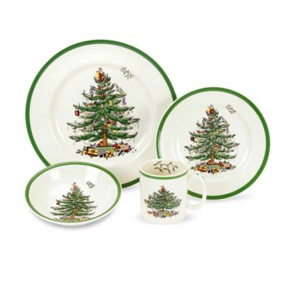 baby christmas plate set