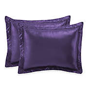 PUFF Ultra Light Standard Indoor/Outdoor Pillow Shams in Purple (Set of 2)