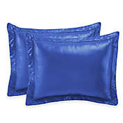 PUFF Ultra Light King Indoor/Outdoor Pillow Shams in Electric Blue (Set of 2)