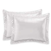 PUFF Ultra Light King Indoor/Outdoor Pillow Shams in White (Set of 2)