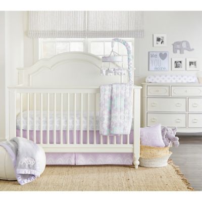 lilac crib bedding