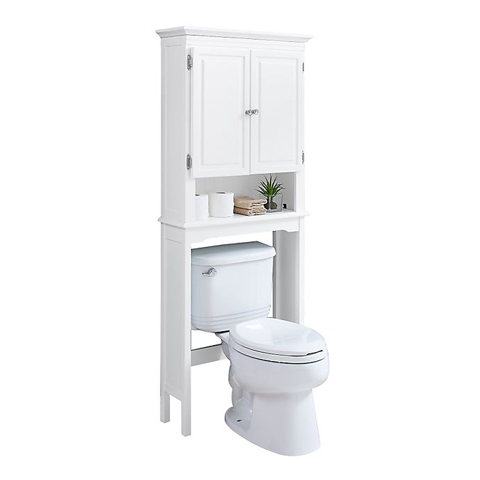 The Toilet Space Saver, Satin Nickel Bathroom Organizing Set Instructions
