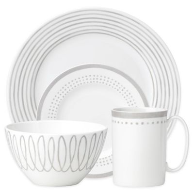 kate spade new york Charlotte Street East Dinnerware Collection in Grey