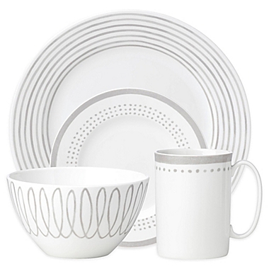kate spade new york Charlotte Street East Dinnerware Collection in Grey. View a larger version of this product image.