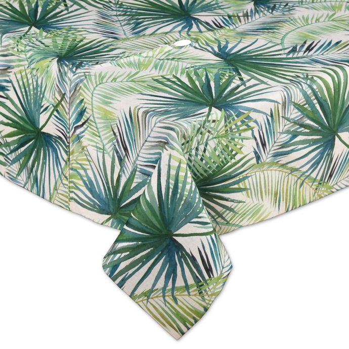 Shades of Palm Indoor/Outdoor Tablecloth | Bed Bath & Beyond