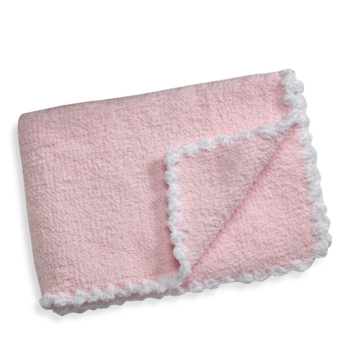 Kyle Deena Pink And White Marshmallow Blanket Buybuy Baby