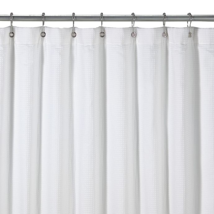 cloth shower curtains blue