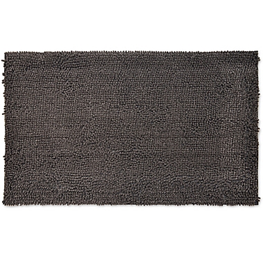 Simply Essential&trade; 21&quot; x 34&quot; Super Sponge Door Mat in Charcoal. View a larger version of this product image.