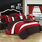 Alternate image 0 for Chic Home Placido 24-Piece Queen Comforter Set in Red