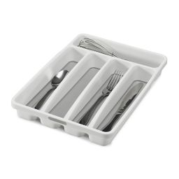 madesmart® Classic Mini Flatware Organizer in White/Grey
