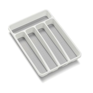 madesmart&reg; Classic Mini Flatware Organizer  in White/Grey. View a larger version of this product image.