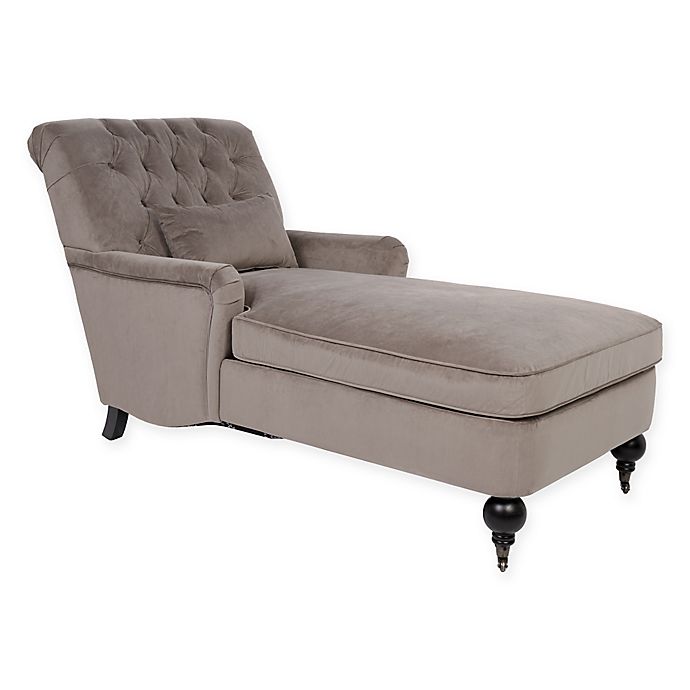 Safavieh Roland Chaise Lounge in Grey | Bed Bath & Beyond Safavieh Roland Chaise Lounge in Grey | Bed Bath & Beyond on Safavieh Chaise Lounge id=48248