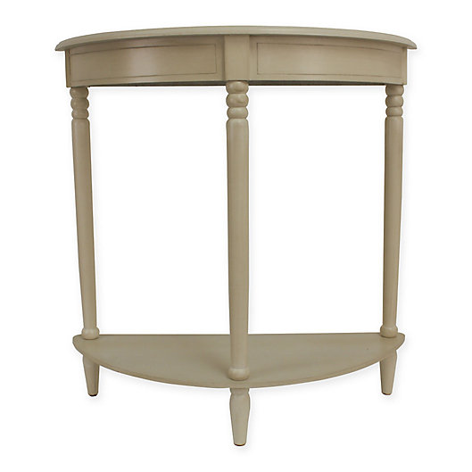 Alternate image 1 for Jimco Half Round Accent Table in White