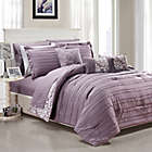 Alternate image 0 for Chic Home Isobelle 10-Piece Queen Comforter Set in Plum