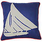 Alternate image 0 for KAS Seneca Boat 18-Inch Square Throw Pillow in Blue