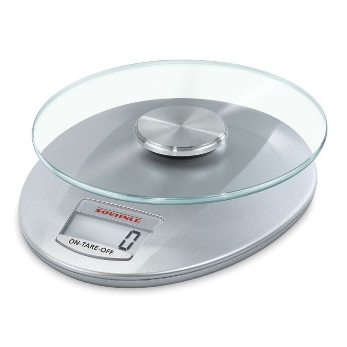 Leifheit Soehnle Roma Digital Kitchen Scale in Silver