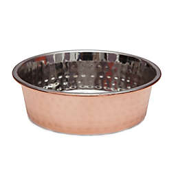 Neater Pet Brands Hammered Pet Bowl in Copper