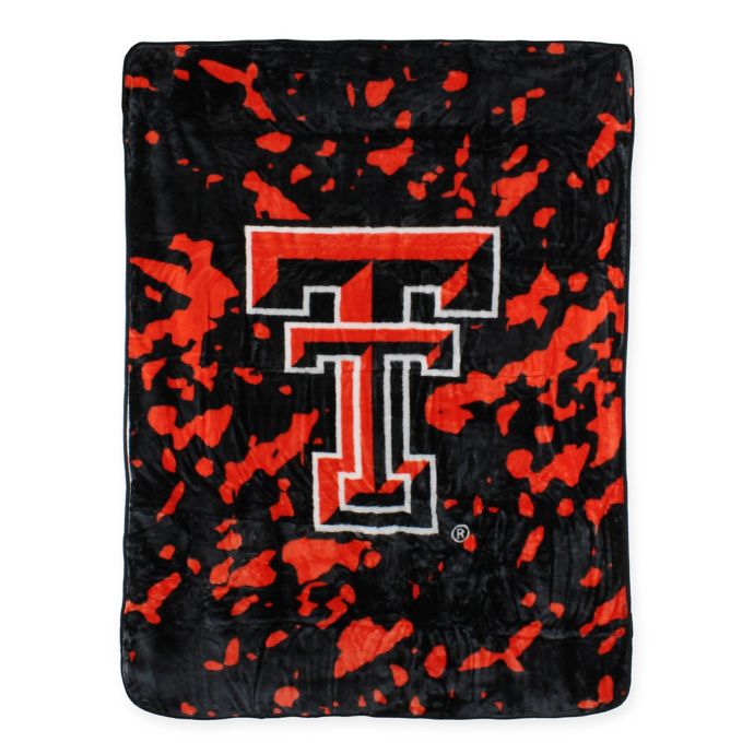 Texas Tech University Oversized Soft Raschel Throw Blanket ...