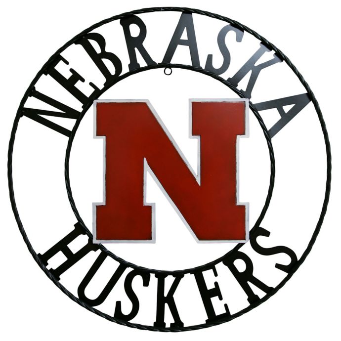 University of Nebraska 18Inch Wrought Iron Wall Décor Bed Bath & Beyond