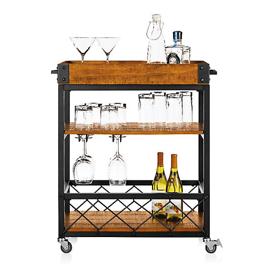 Alternate image 1 for iNSPIRE Q® Seymour Kitchen Rolling Serving Cart