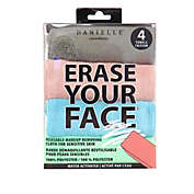 DANIELLE&reg; Creations Sensitive Skin Erase Your Face 4-Pack Reusable Makeup Removing Cloth