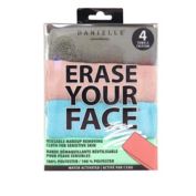 DANIELLE&reg; Creations Sensitive Skin Erase Your Face 4-Pack Reusable Makeup Removing Cloth