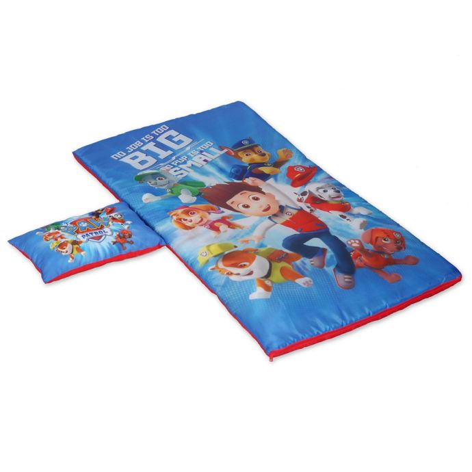 paw patrol teepee pillow and slumber set