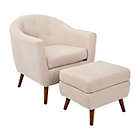 Alternate image 0 for LumiSource Rockwell Chair with Ottoman in Beige