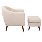Alternate image 2 for LumiSource Rockwell Chair with Ottoman in Beige