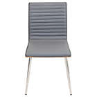 Alternate image 1 for LumiSource&reg; Mason Chrome Swivel Chair in Grey (Set of 2)