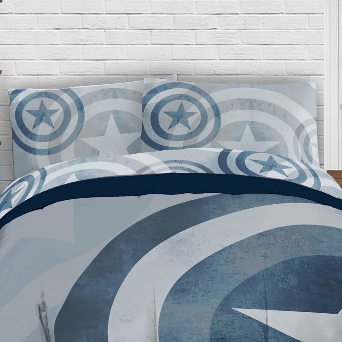 Marvel Captain America Lifestyle Shield Sheet Set Bed Bath And Beyond Canada