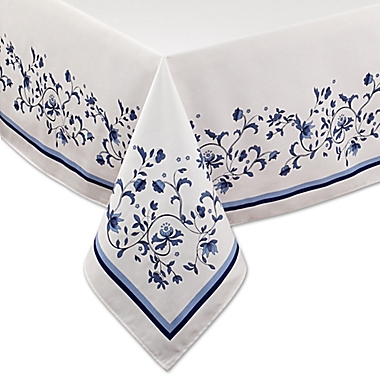 Port Merion by Avanti Blue Portmeirion Tablecloth. View a larger version of this product image.