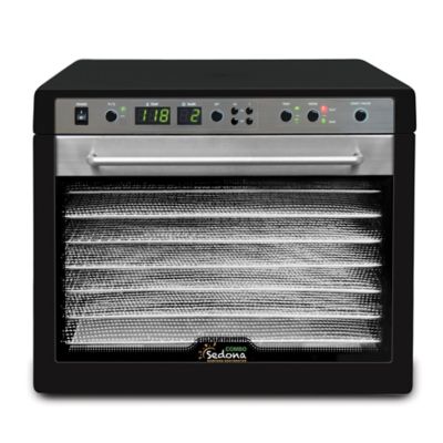 Tribest&reg; Sedona Combo Digital Dehydrator with 9 Stainless Steel Trays in Black