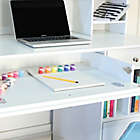 Alternate image 1 for Forest Gate Sophia Modern Home Office Computer Desk with Hutch in White