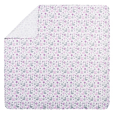 Trend Lab&reg; Llama Friends Deluxe Flannel Swaddle Blanket. View a larger version of this product image.