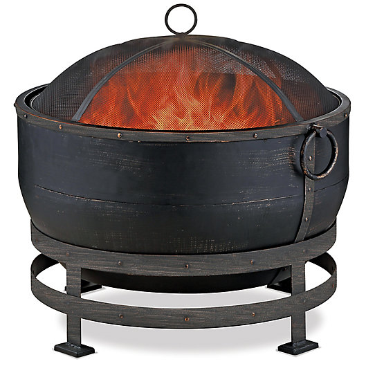 Alternate image 1 for UniFlame® Endless Summer® Wood Burning Fire Bowl in Black