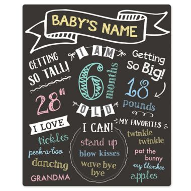 Pearhead Baby&#39;s Monthly Chalkboard. View a larger version of this product image.