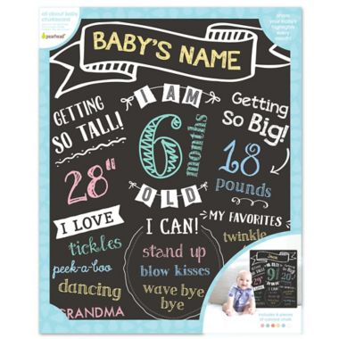 Pearhead Baby's Monthly Chalkboard. View a larger version of this product image.
