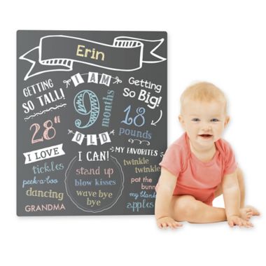 Pearhead Baby's Monthly Chalkboard. View a larger version of this product image.