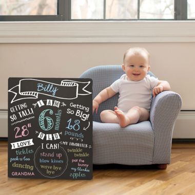 Pearhead Baby's Monthly Chalkboard. View a larger version of this product image.