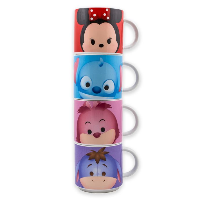 Disney® Tsum Tsum 4Piece Stacking Mug Set Bed Bath and Beyond Canada