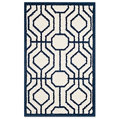 Safavieh Amherst Abstract Indoor/Outdoor2-Foot 6-Inch x 4-Foot Area Rug in Ivory. View a larger version of this product image.