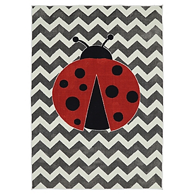 Mohawk Home&reg; Aurora Little Lady Bug 5-Foot x 8-Foot Multicolor Area Rug. View a larger version of this product image.