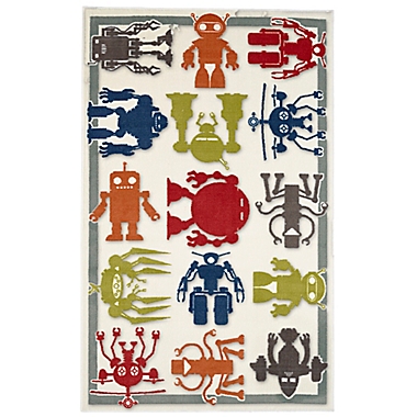 Mohawk Home&reg; Aurora Robot Army 5-Foot x 8-Foot Multicolor Area Rug. View a larger version of this product image.