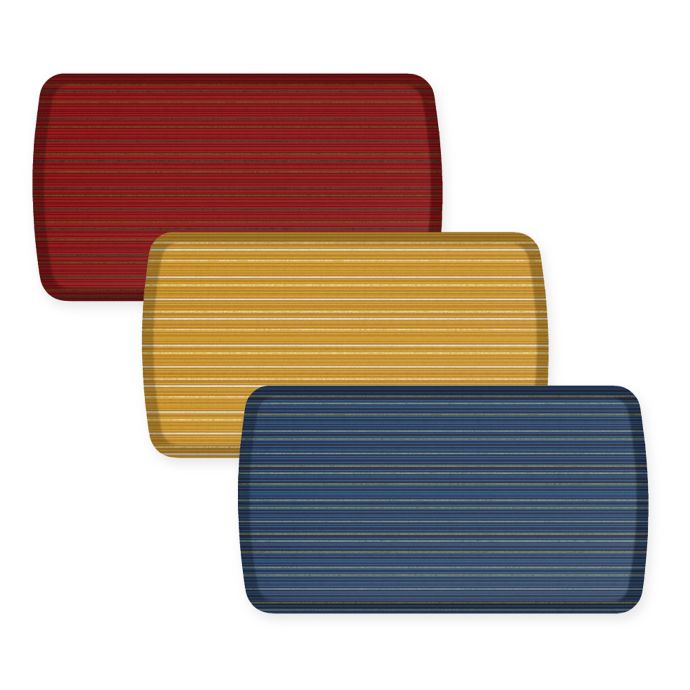 GelPro® Elite Decorator Pinstripe Kitchen Mat | Bed Bath ...